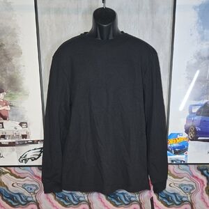 2XL Thermal Elegant Black Long Sleeve Shirt